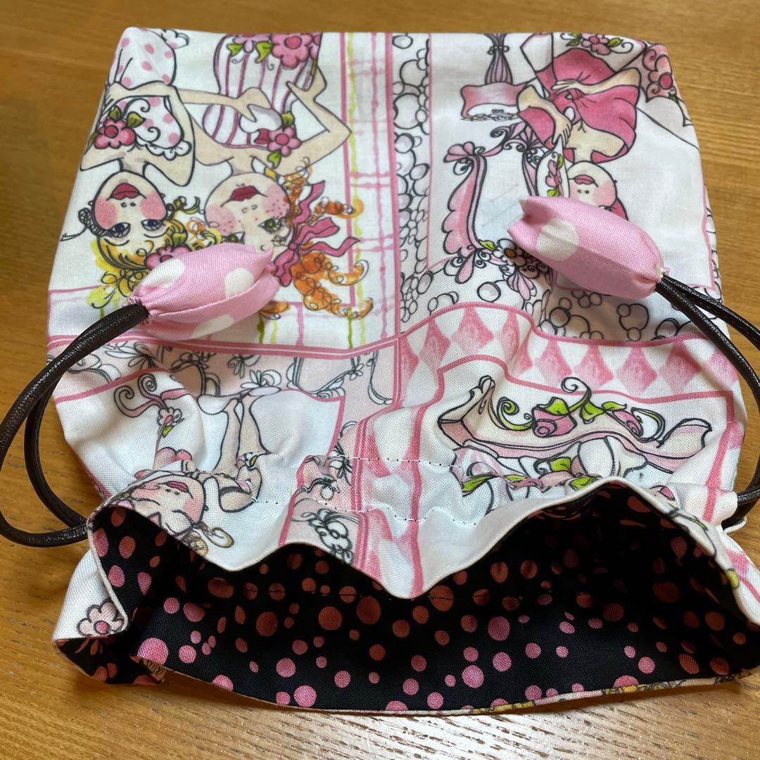 長財布　やりくり財布　ハンドメイド　トートバッグ　巾着袋　ハンドメイド　セット