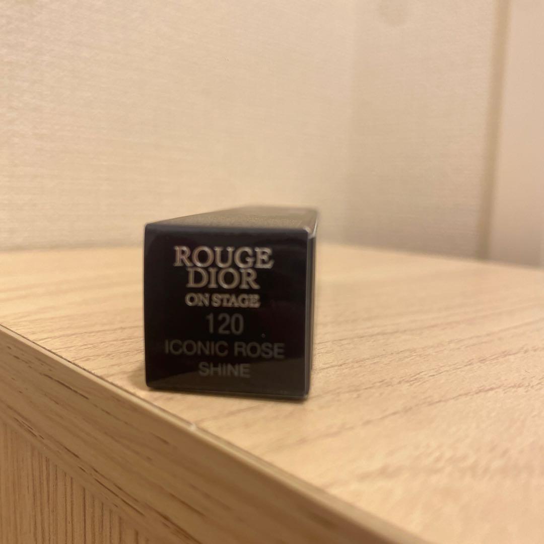 ルージュ　ディオール　オン　ステージ　120 アイコニック　ローズ　シャイン