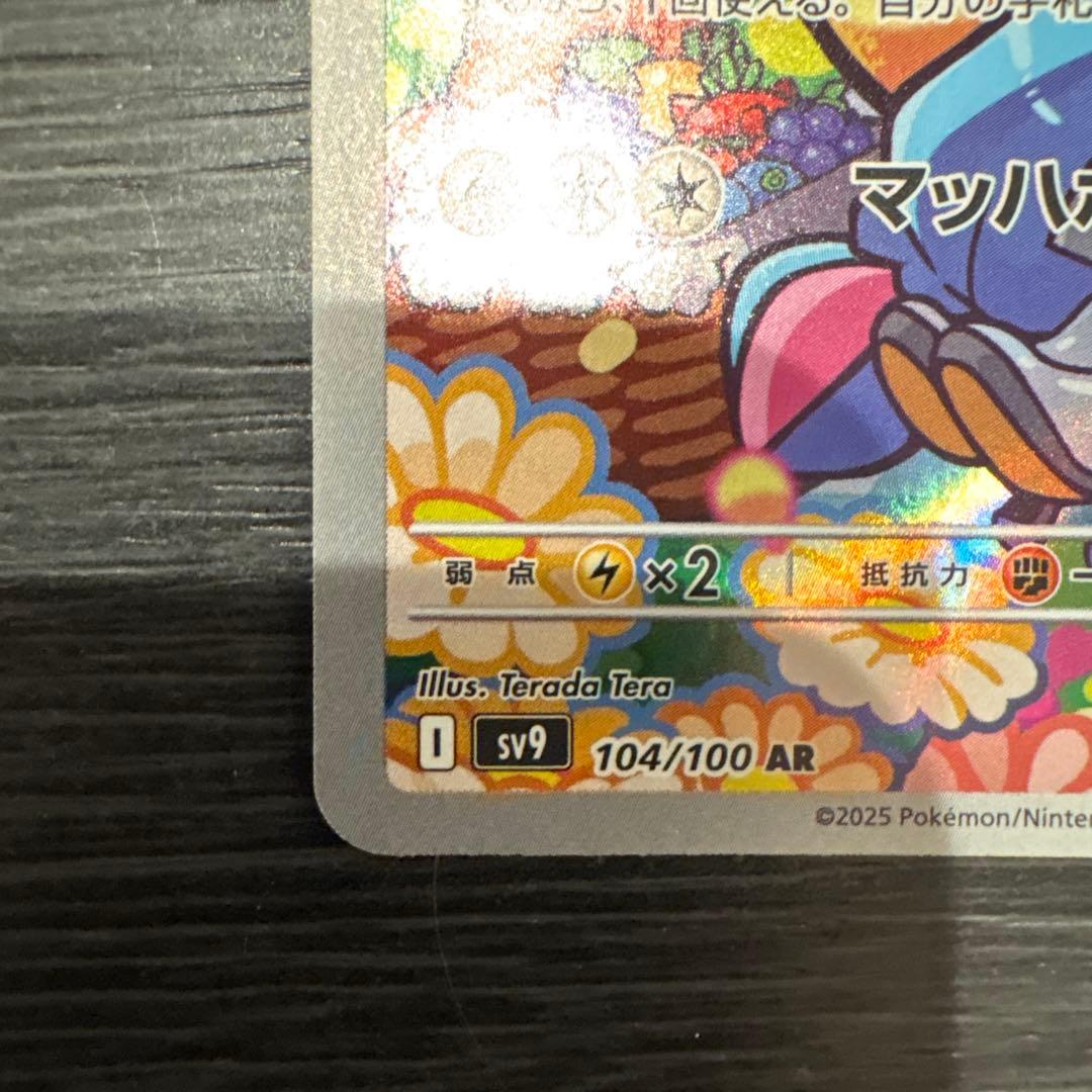 【美品】ナンジャモのハラバリーex SAR、ダイカイデンAR カードローラー付