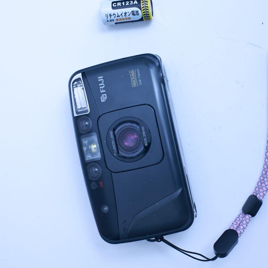 フィルムカメラ FUJIFILM TELE CARDIA MINI 電池付き