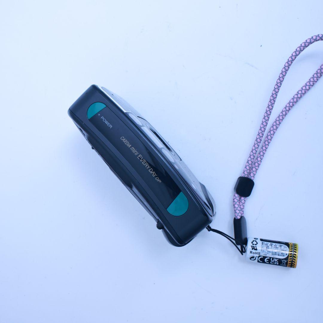 フィルムカメラ FUJIFILM TELE CARDIA MINI 電池付き