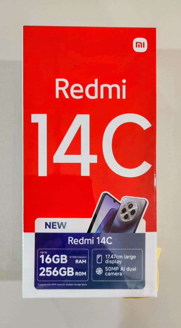 【新品未開封】「Xiaomi Redmi 14C（256GB）」 ※保証書有り