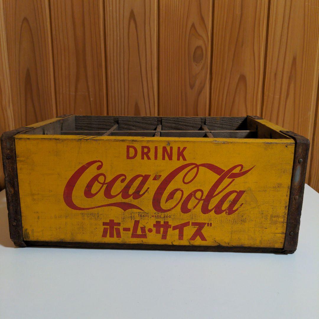 コカコーラ Coca-Cola 木箱 瓶ケース ボックス 昭和レトロ コーク
