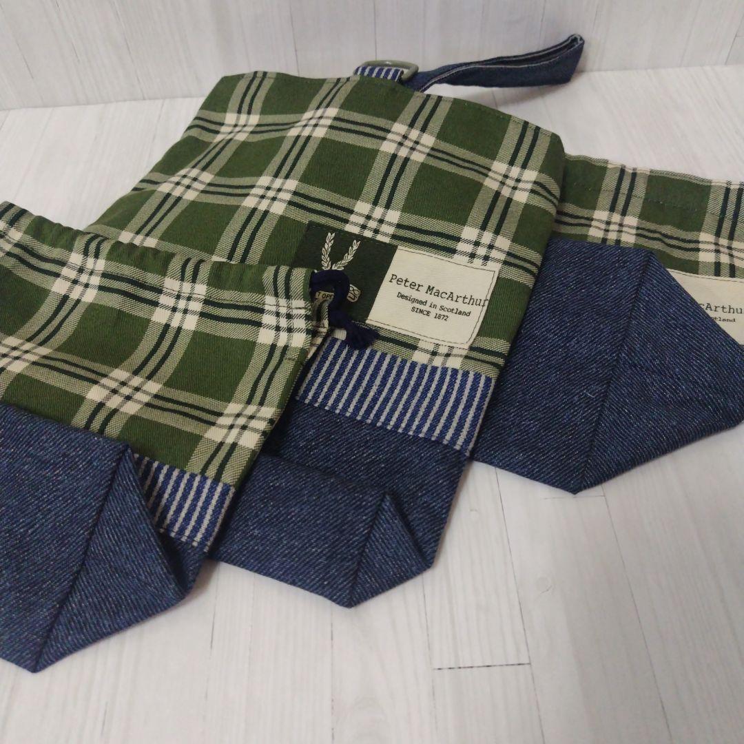 入園入学グッズ5点セット☆チェック柄☆
