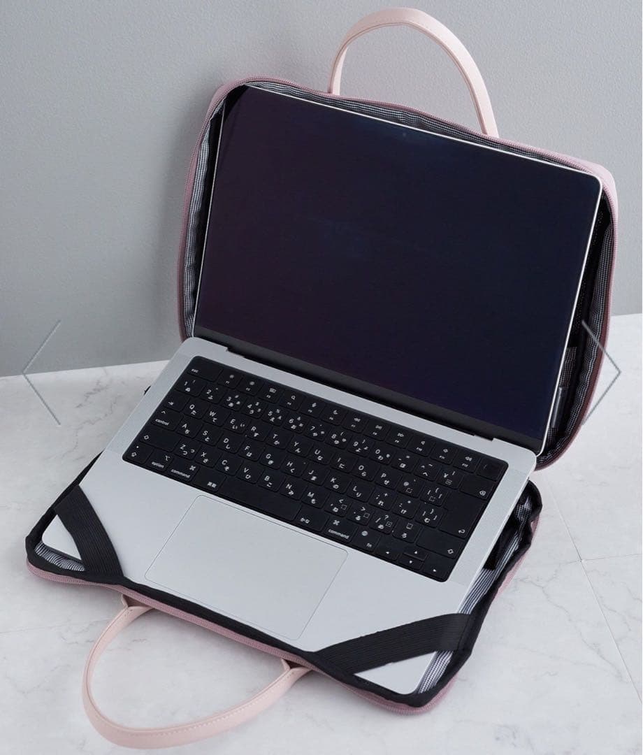 メゾンドフルール♡新品 ノート PCケース 収納 バッグ ピンク