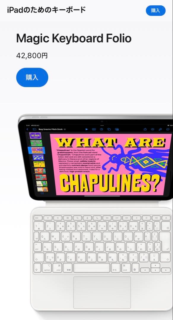 ✨新品未開封✨Apple Magic Keyboard Folio