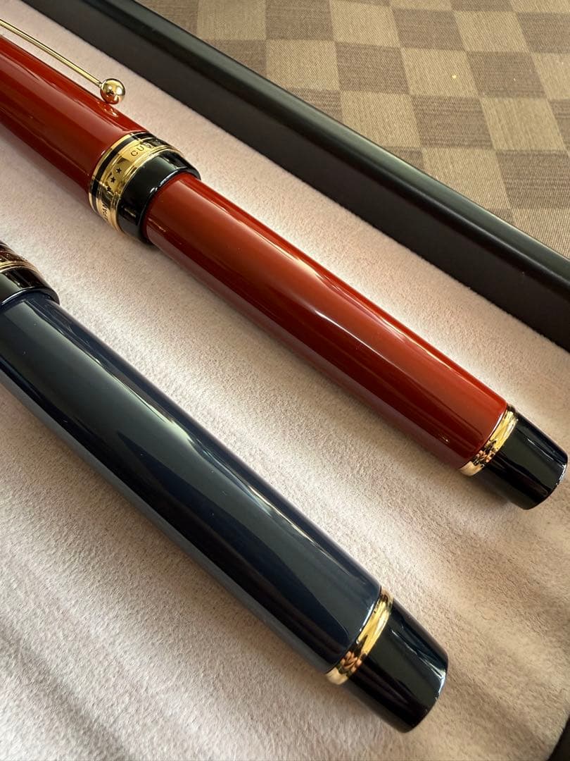 パイロット万年筆カスタム、日本橋丸善限定品、2本セット