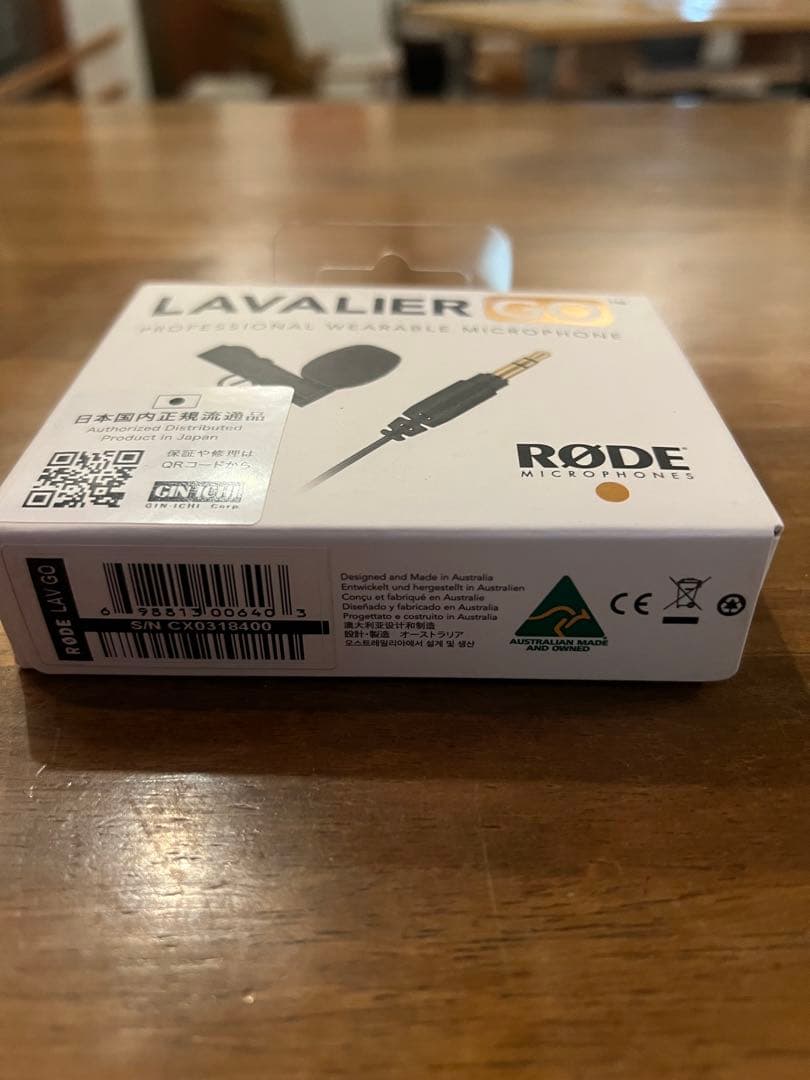 新品未開封　RODE Microphonesロードマイクロフォンズラベリアマイク