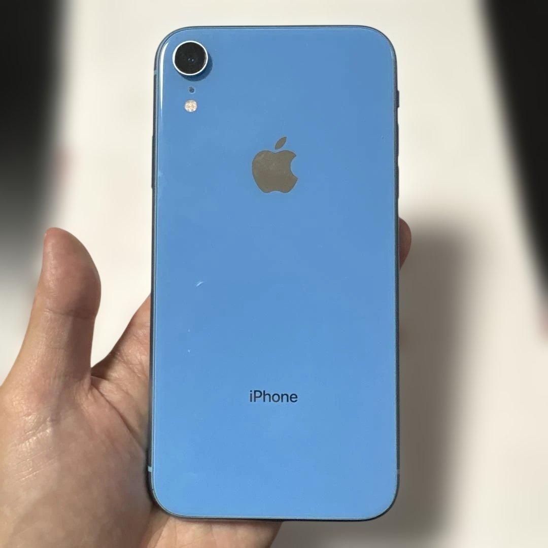 Apple iPhone XR ブルー 本体