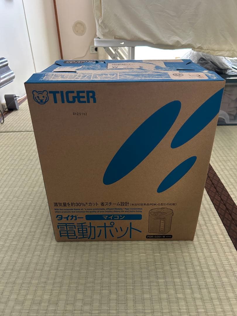 【新品・未使用品】タイガー マイコン電気 ポット　3L PDR-G301-W