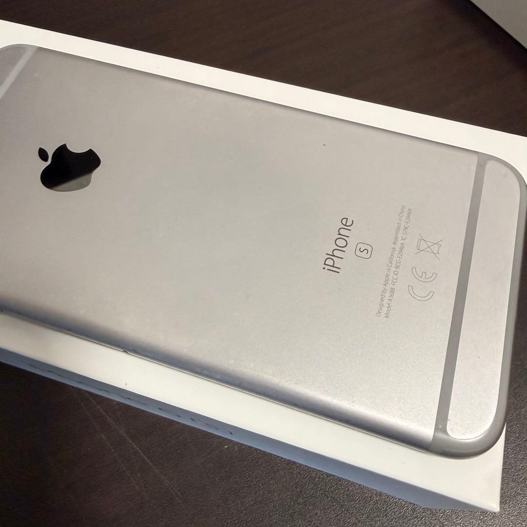 iPhone 6s シルバー 化粧箱・充電器付き