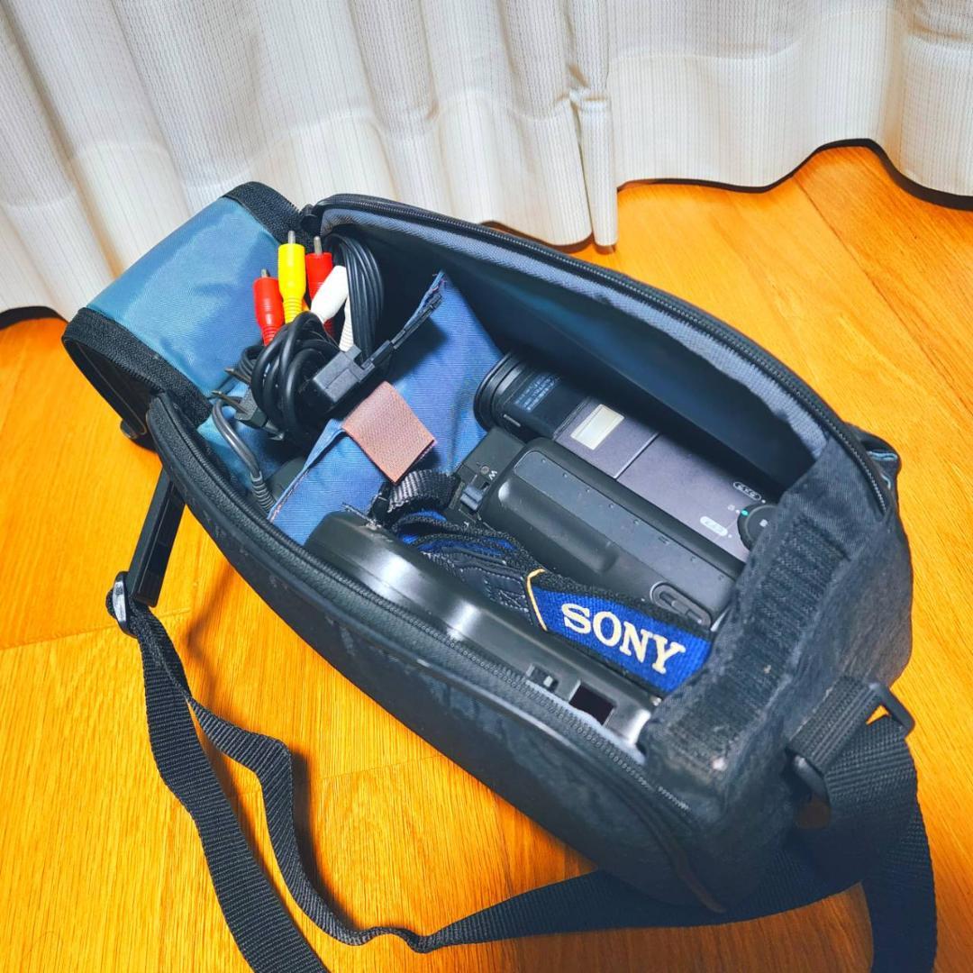 【動作確認済】高画質 SONY Hi8 ビデオカメラ クレードル セット