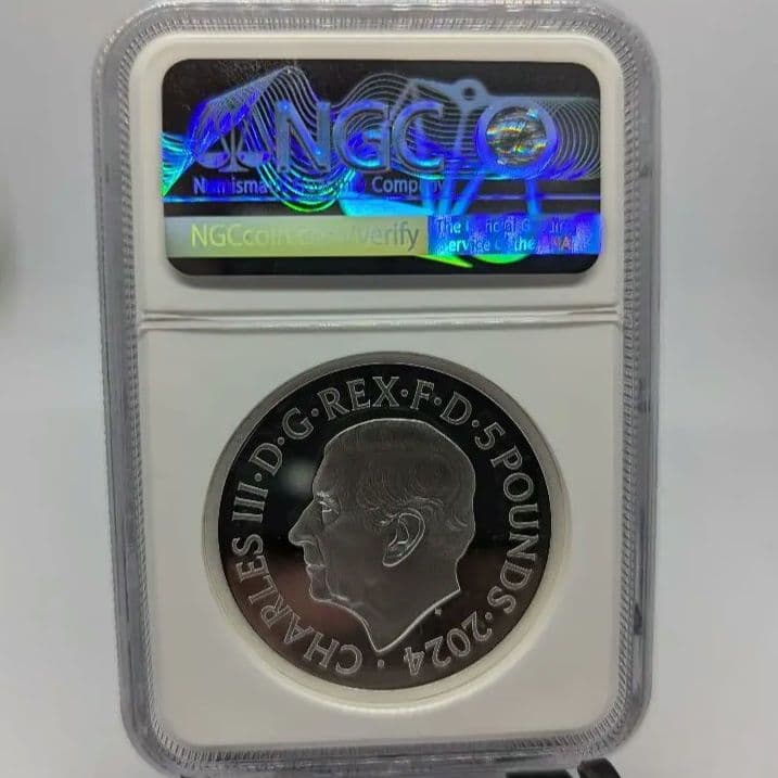 2024/ピストルッチの聖ジョージの竜退治 /2oz銀貨/ NGC PF69UC