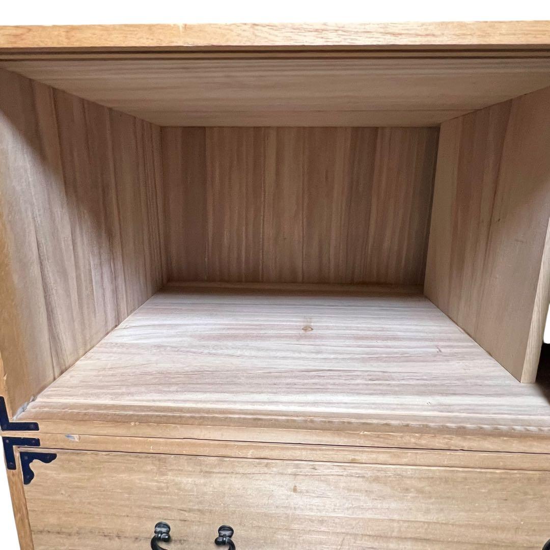 【良品】 桐箪笥 桐タンス 桐無垢 和箪笥 和タンス 引き戸 着物収納 分割式