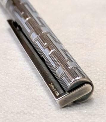 S.T.DUPONT デュポン ボールペン ツイスト式 ヴィンテージ 格子模様