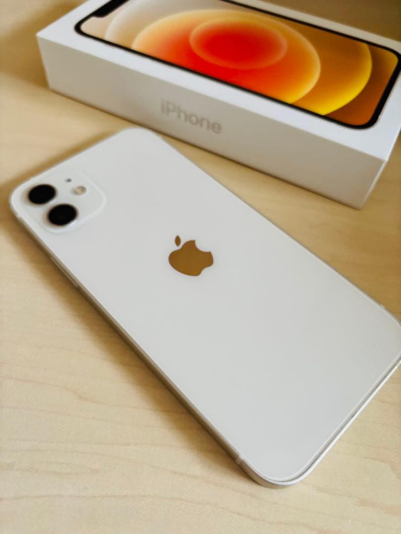 【商品名】 iPhone12 64GB ホワイト SIMフリー 初期化済み