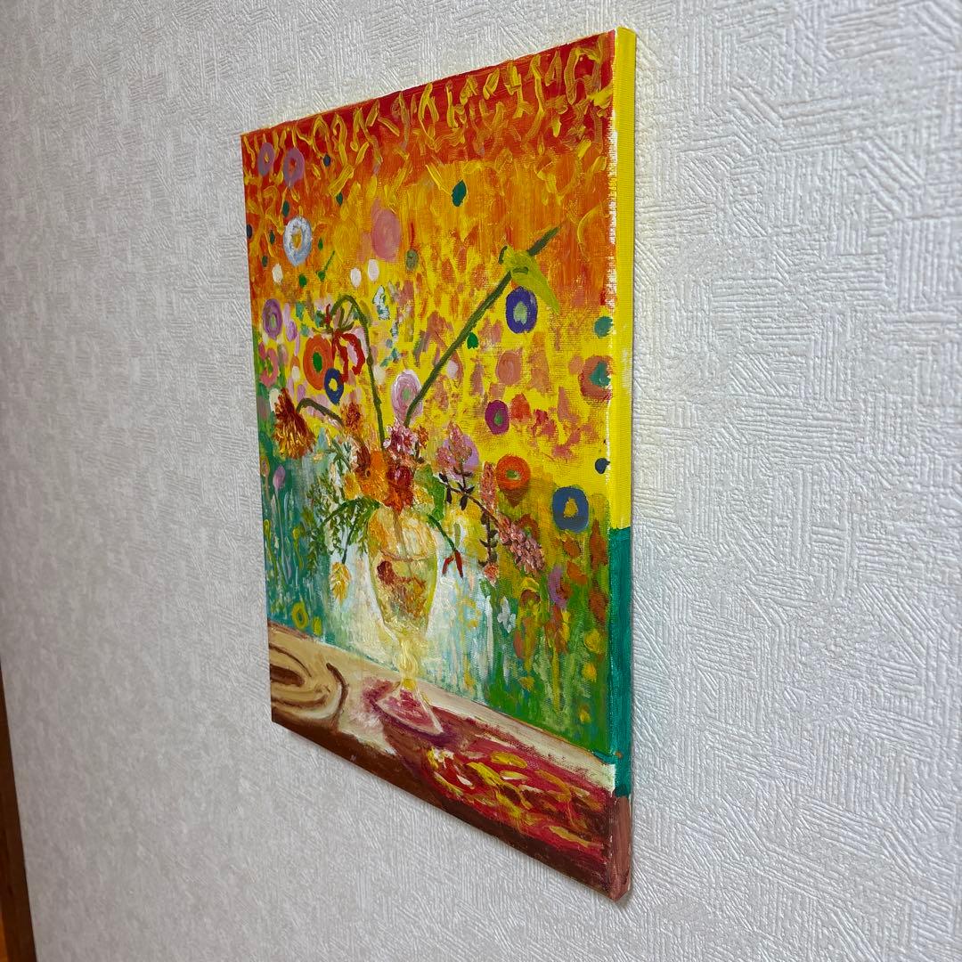 原画　華　F6キャンバス