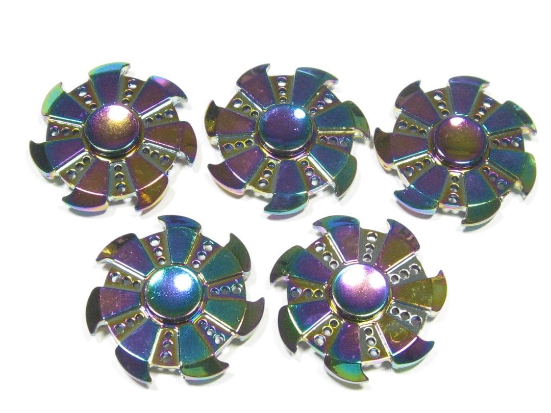 ５０個セット！ ハンドスピナー　レインボーカラー　景品　フリマ等に