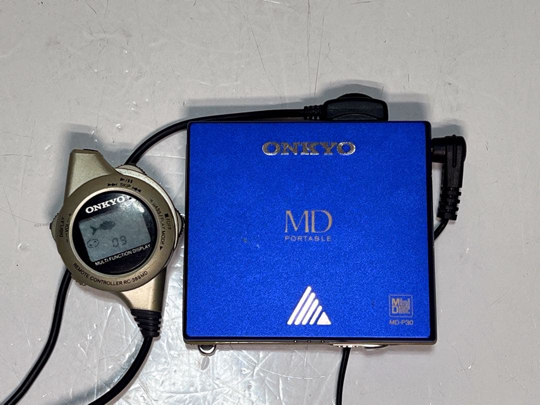 ONKYO MDプレーヤー MD-P30 ポータブル 外装極美品