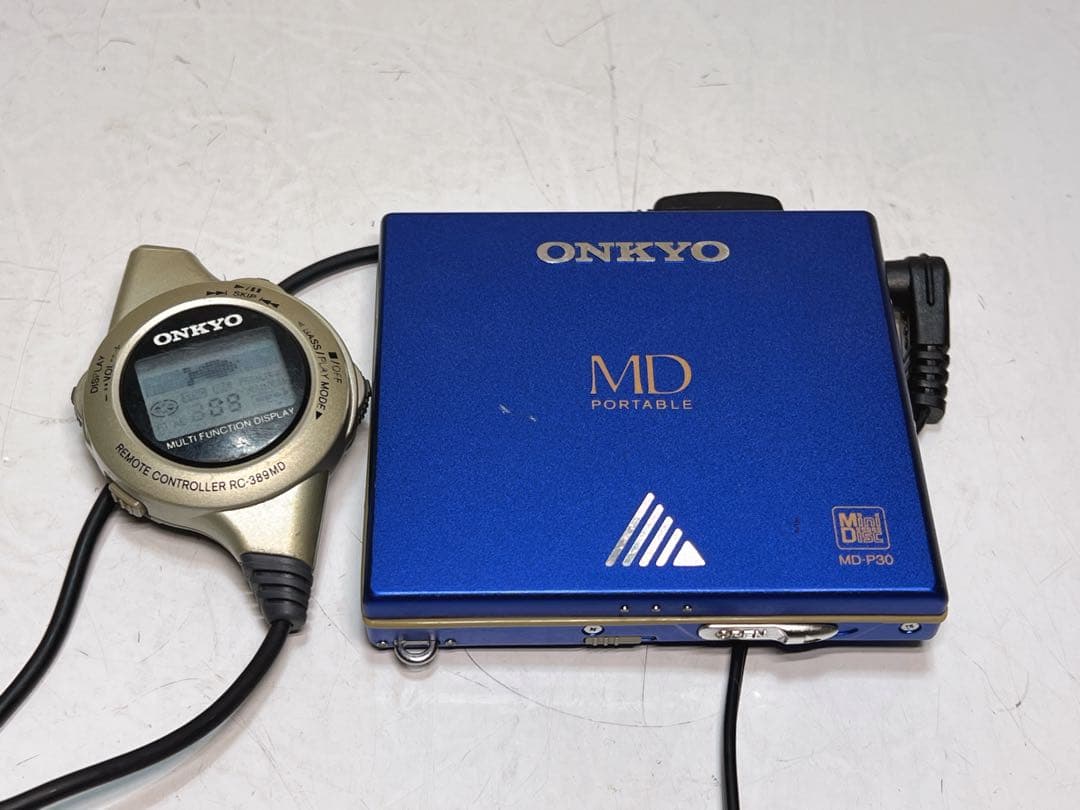 ONKYO MDプレーヤー MD-P30 ポータブル 外装極美品