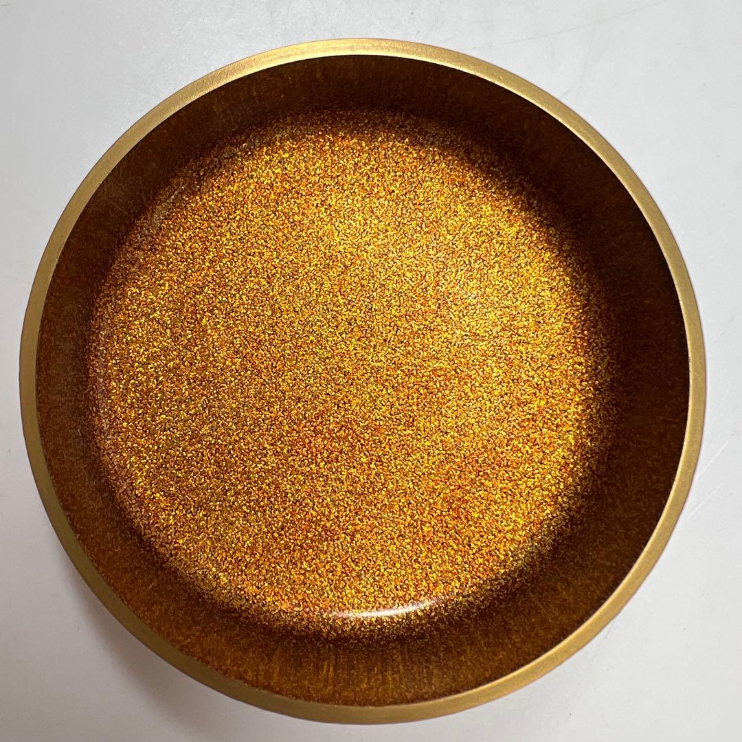 北村宗辰作　松蒔絵　内梨地　棗　高さ7.2/直径7cm 東K8-0329☆2F