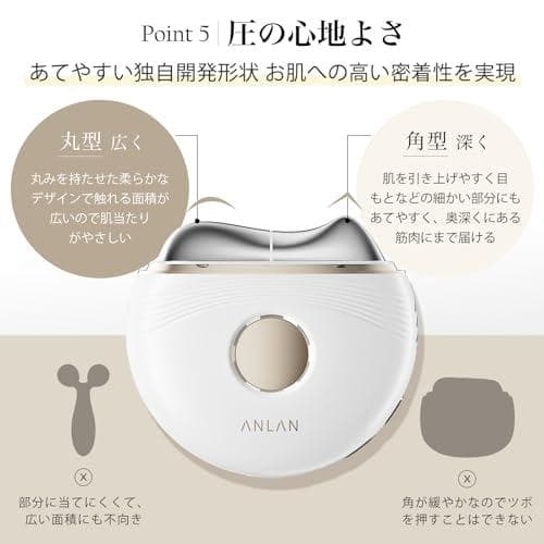 【TV紹介✕人気雑誌掲載】ANLAN 温冷リフトかっさ 美顔器 EMS_corg