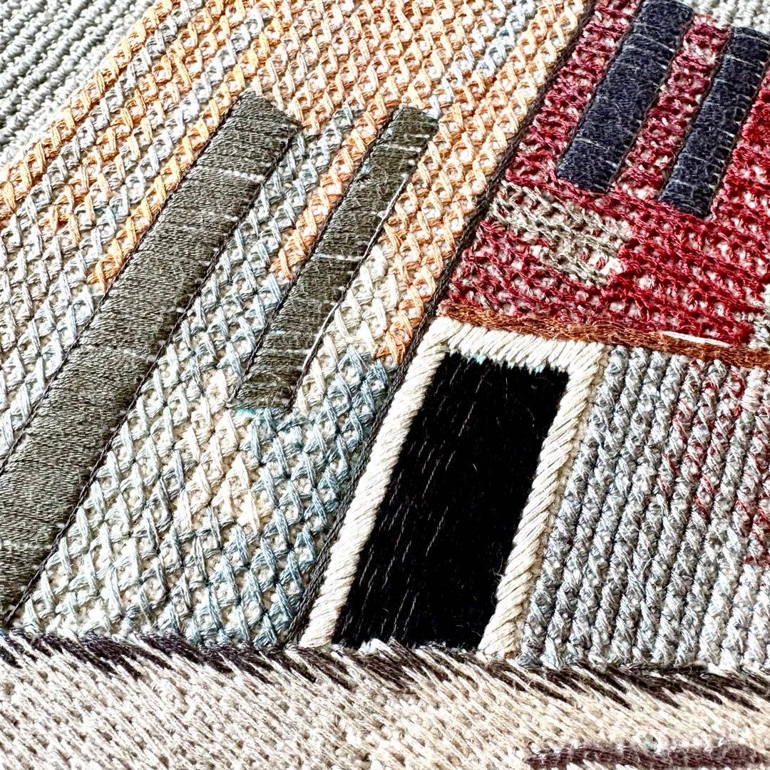 刺繍 刺繍アート インテリア ハンドメイド 風景画 イタリア ベネツィア 立体