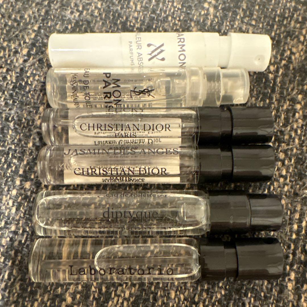 香水、ボディオイル、DIORポーチセット