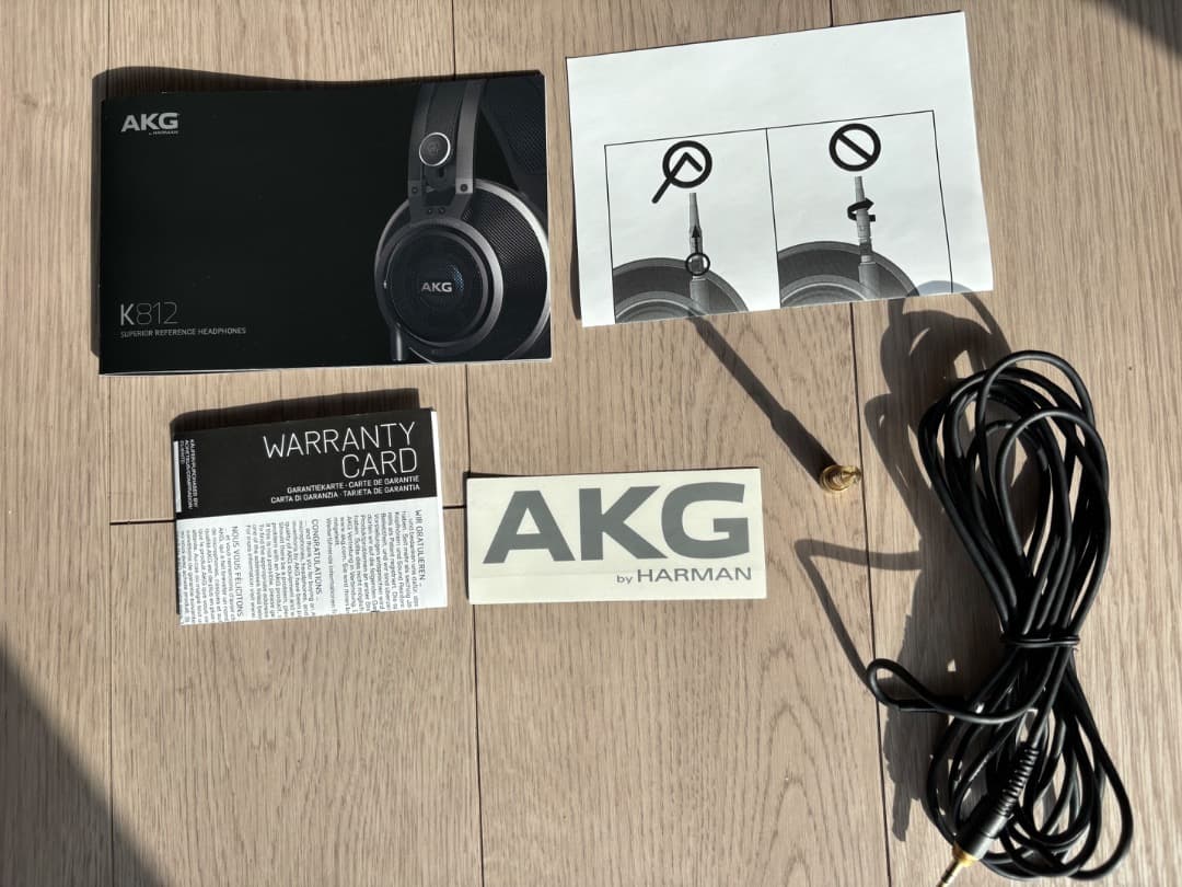 【ワンオーナー美品】AKG K812-Y3＋純正イヤーパッド（1万円相当）付き