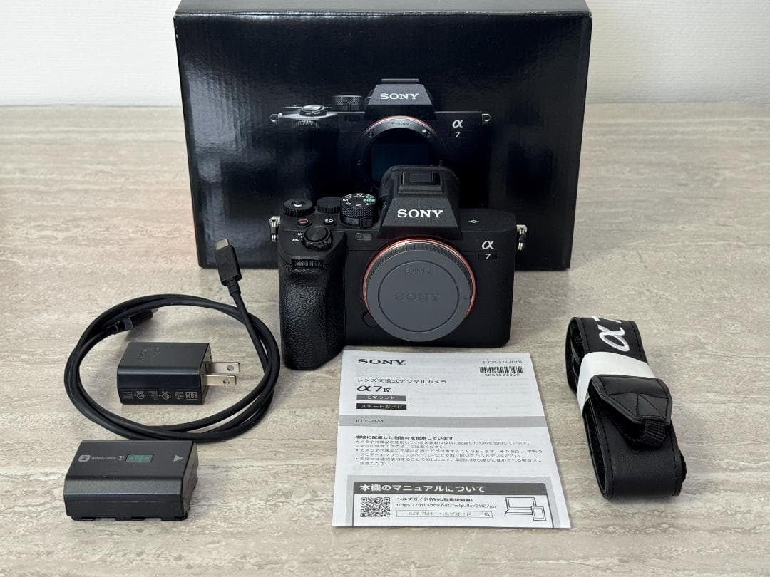 【美品】SONY α7IV ボディ（ILCE-7M4）シャッター数 6,914回