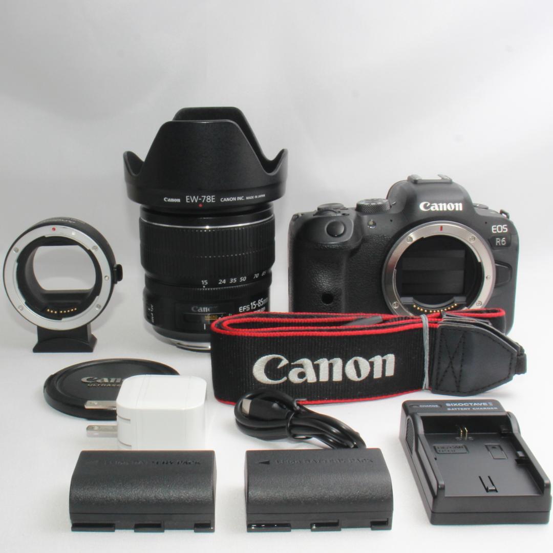❤️予備バッテリー付き❤️Canon EOS R6 15-85mm USMレンズ
