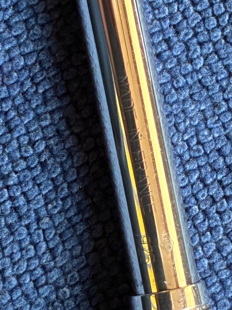 エルメス　アジェンダ手帳用シルバーボールペン