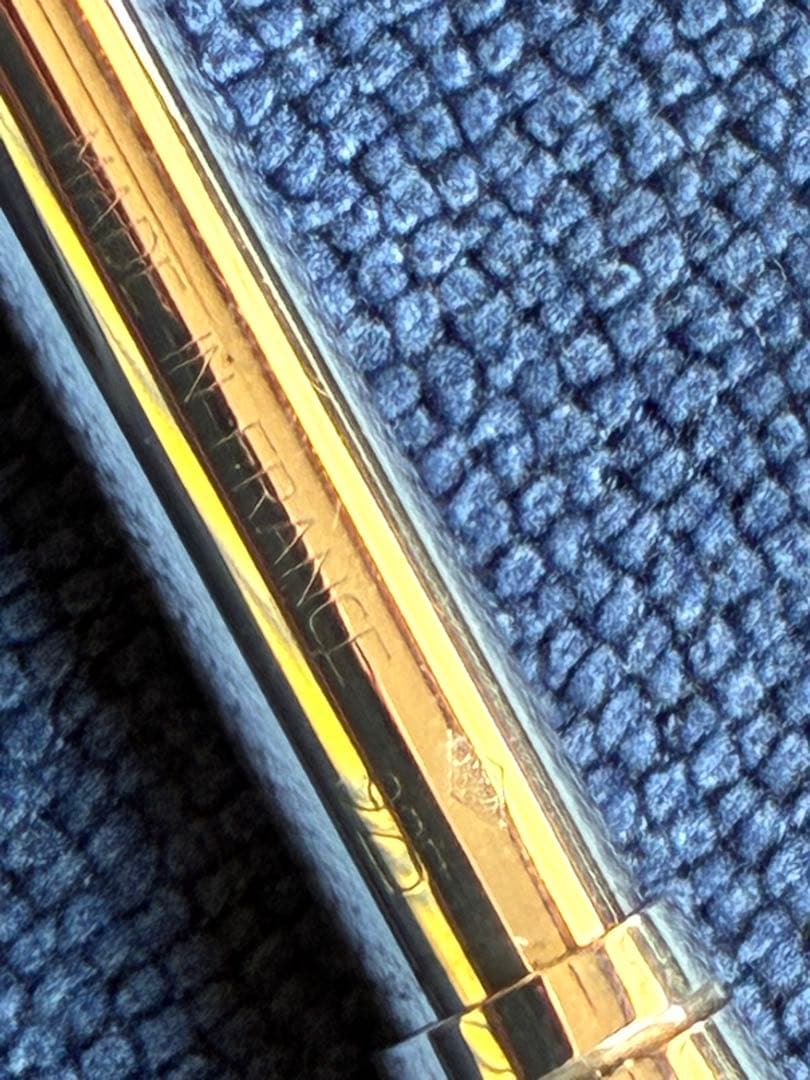 エルメス　アジェンダ手帳用シルバーボールペン