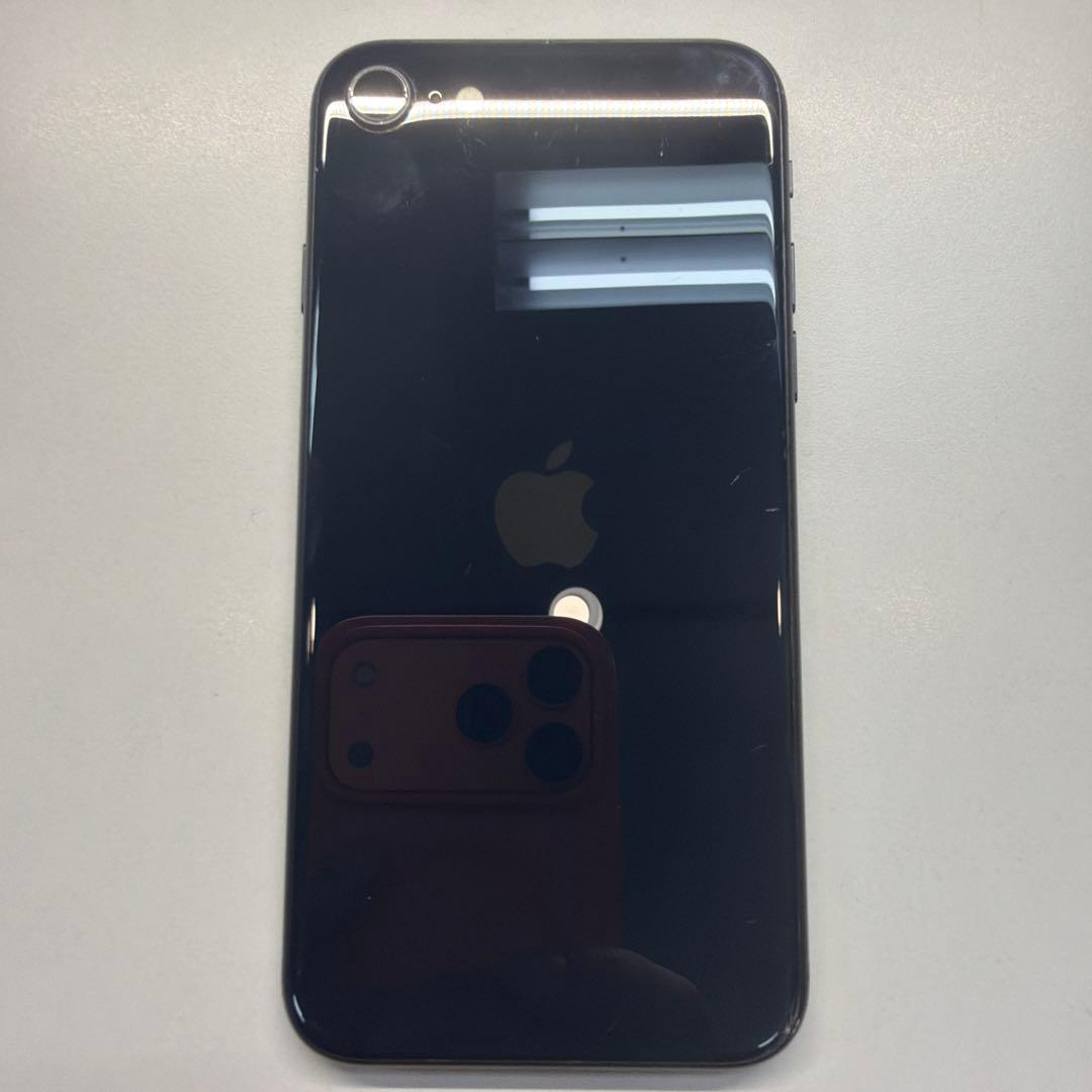 訳あり iPhone SE3 64GB ミッドナイト 91% 背面カケ小