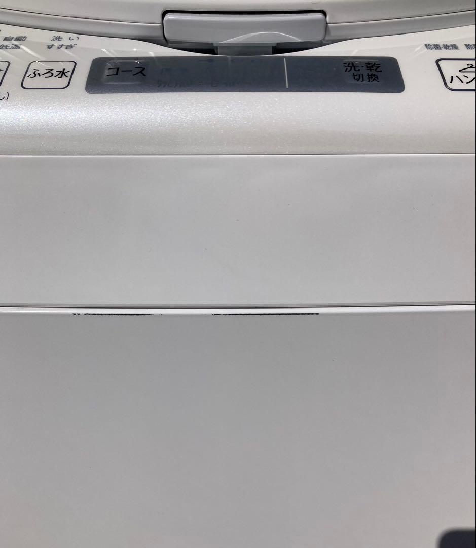洗濯機 シャープ ２０２２年 ES-TX8G-W 洗濯8kg 乾燥4.5kg