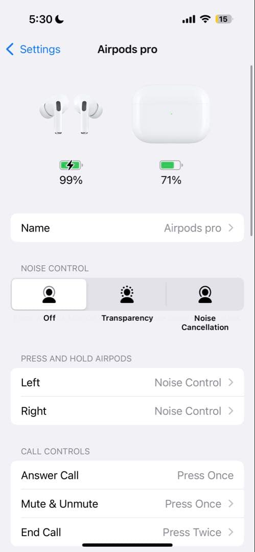 AirPods Pro 本体 正規品 除菌済 動作確認済