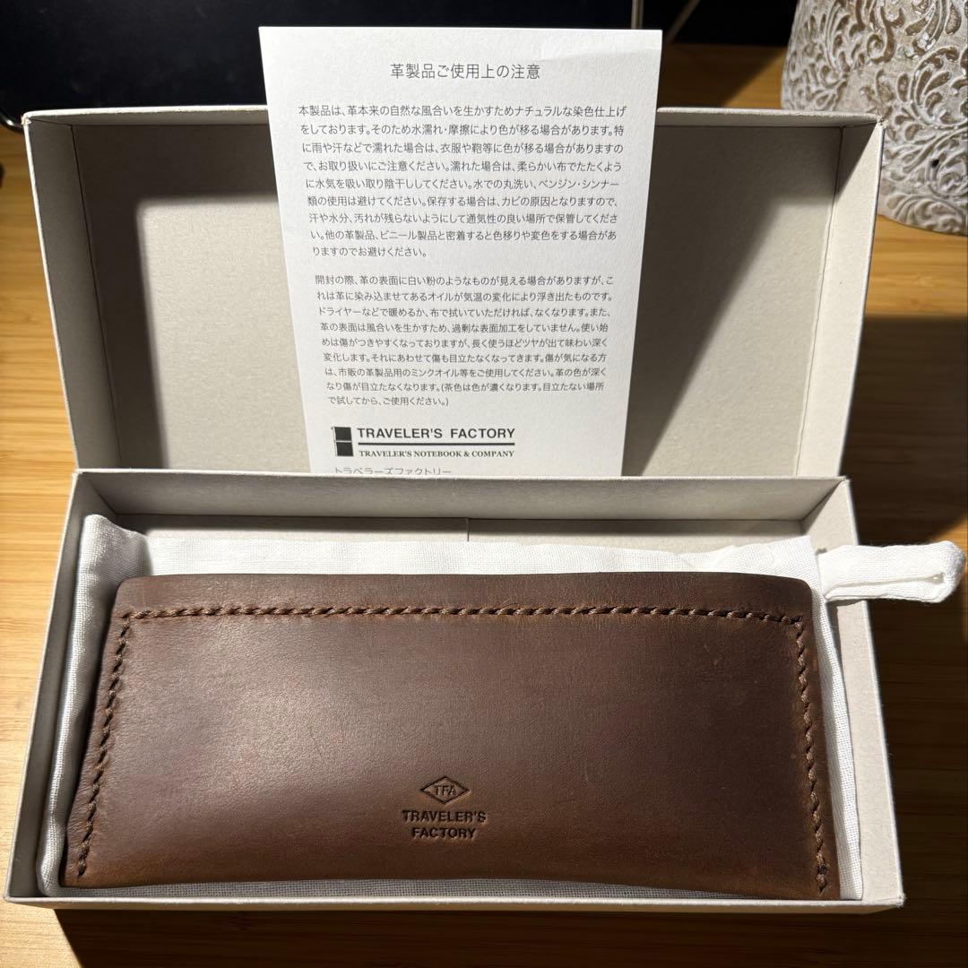 トラベラーズファクトリー　ペンケース　travelers factory 英国風