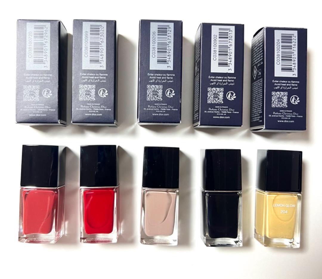 【新品未使用】DIOR ディオール マニキュア 5本まとめ売り