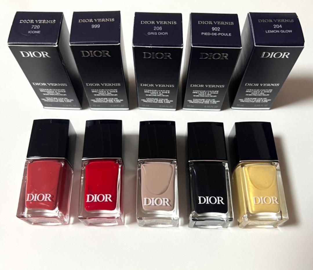 【新品未使用】DIOR ディオール マニキュア 5本まとめ売り