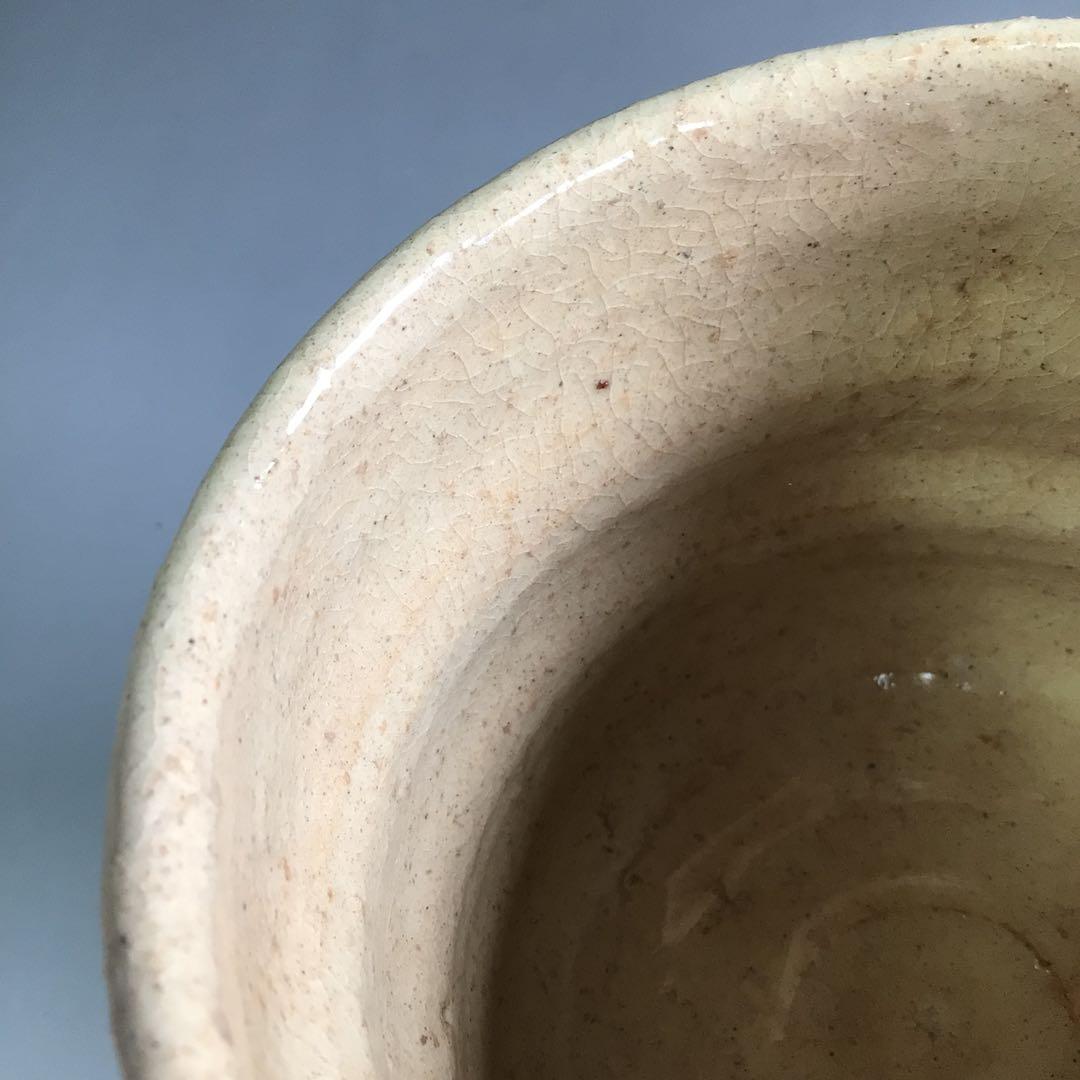 Ｒ６０９　茶碗　『萩焼』『丹妙山窯造』『筒茶碗』　抹茶碗　共箱　茶道具
