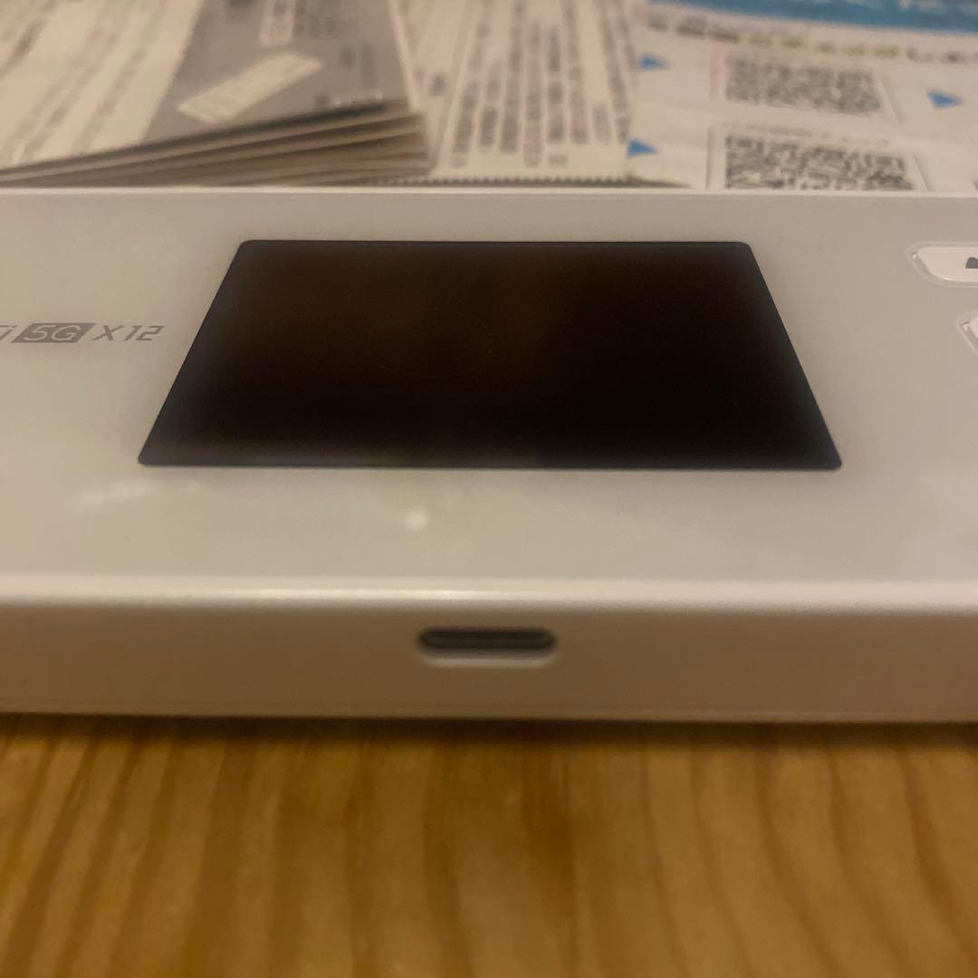 Speed Wi-Fi 5G X12 モバイルルーター ガイド付き