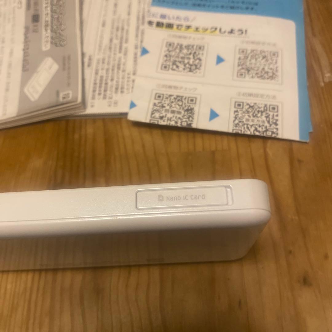 Speed Wi-Fi 5G X12 モバイルルーター ガイド付き