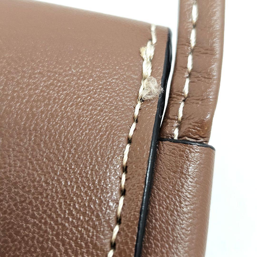 CELINE　セリーヌ　サングラスケース　眼鏡ケース　小物入れ　ブラウン　レザー