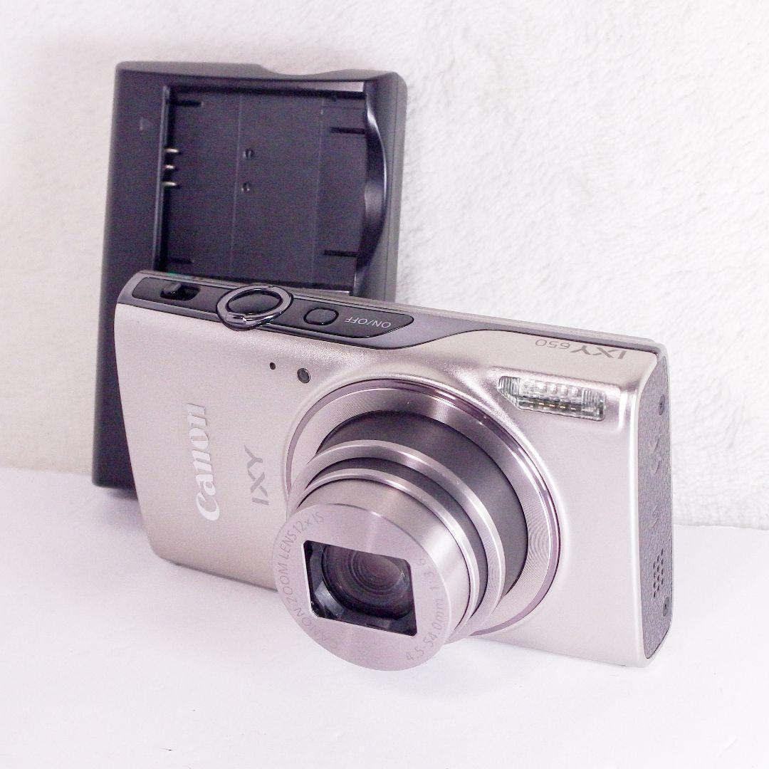 完動極上美品 キヤノン Canon イクシ IXY 650 シルバー 動作確認済