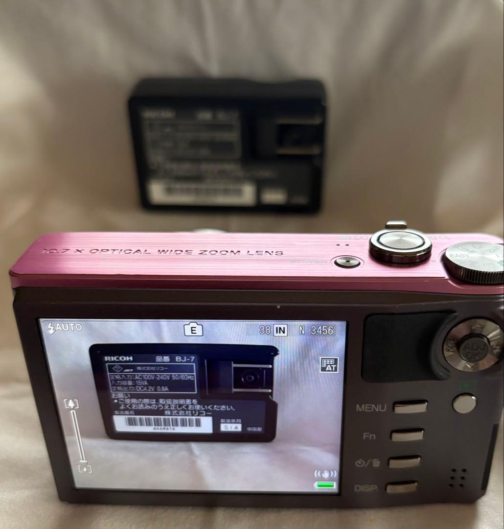 【動作確認済み】RICOH CX2 デジタルカメラ、箱、SDカード付き