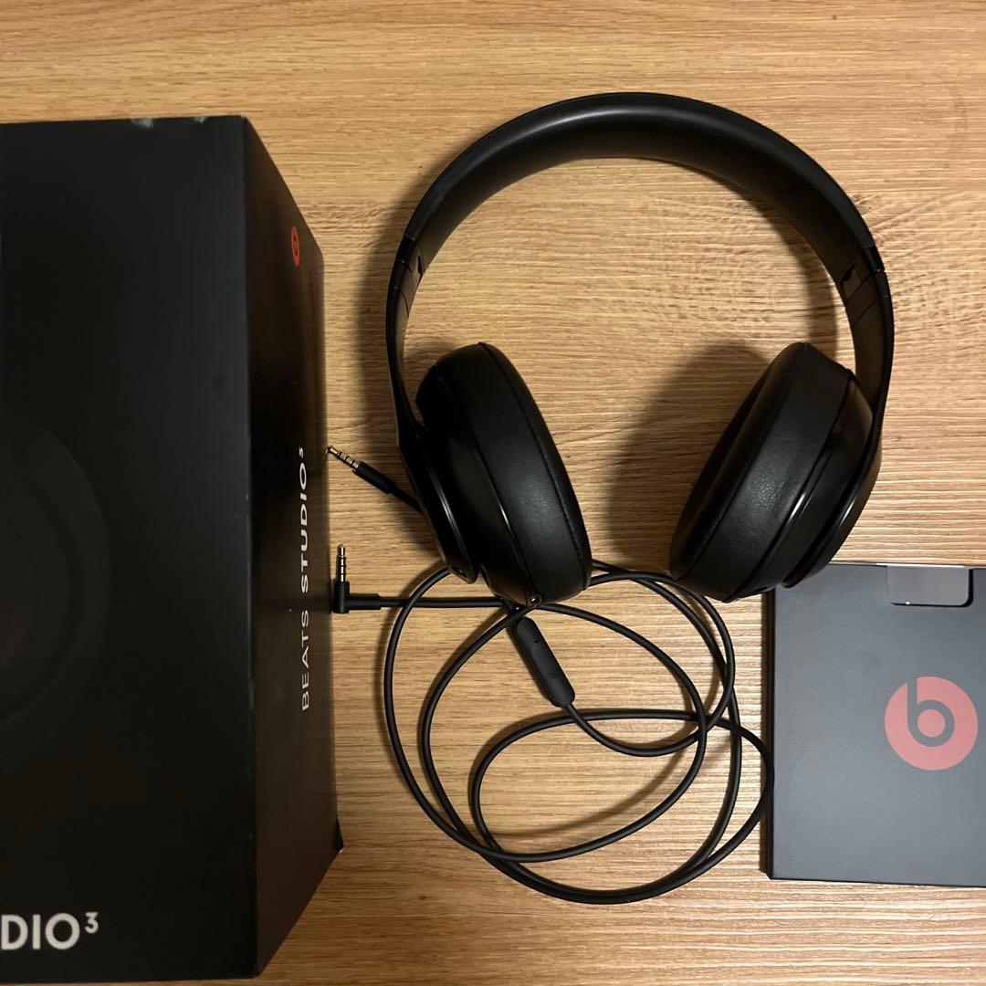 箱付き　Beats Studio 3 ワイヤレスヘッドホン ブラック