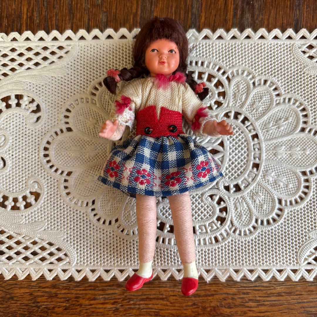 ヴィンテージ　ドール　ドイツ製　 caco doll ドールハウス