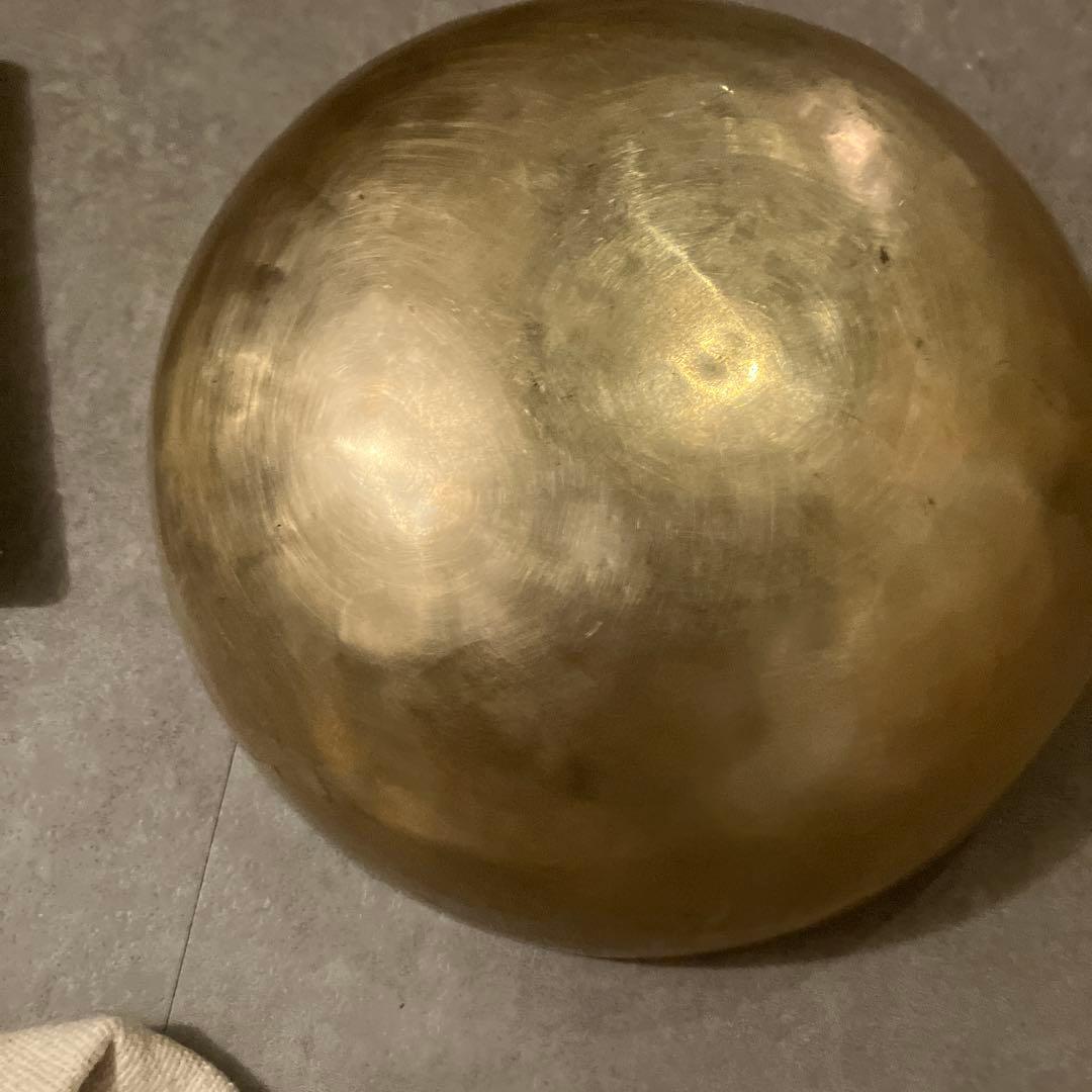 新月　NEWmoon シンギングボウル　サンタラトナシャキア氏工房　　24cm