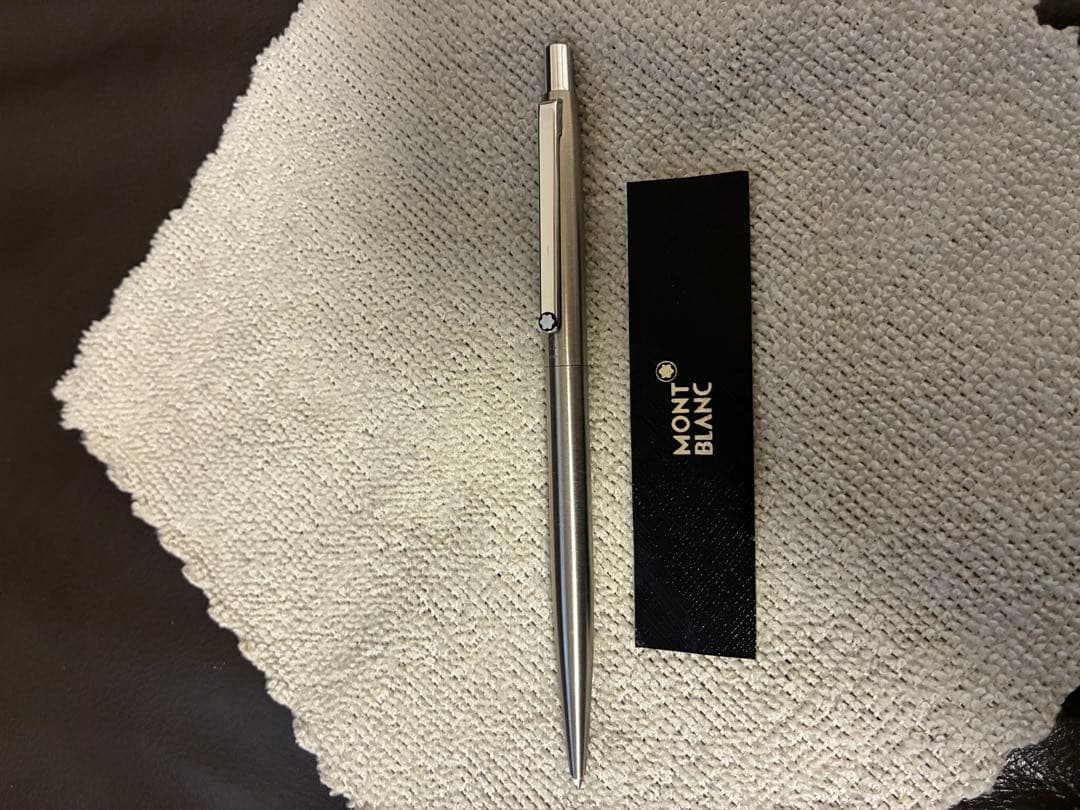 ◾️美品◾️MONTBLANC モンブラン◾️SLIM スリム シルバーボールペン◾️