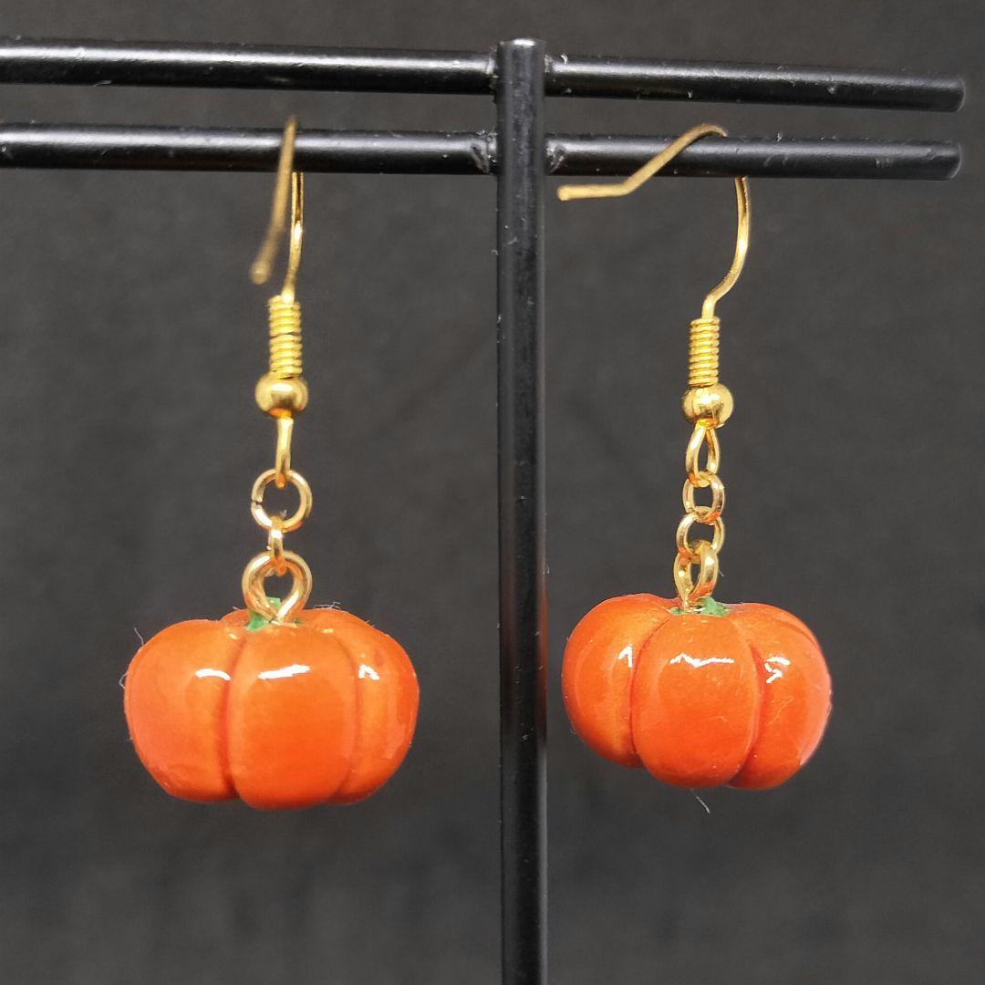 ハロウィン　パンプキンピアス